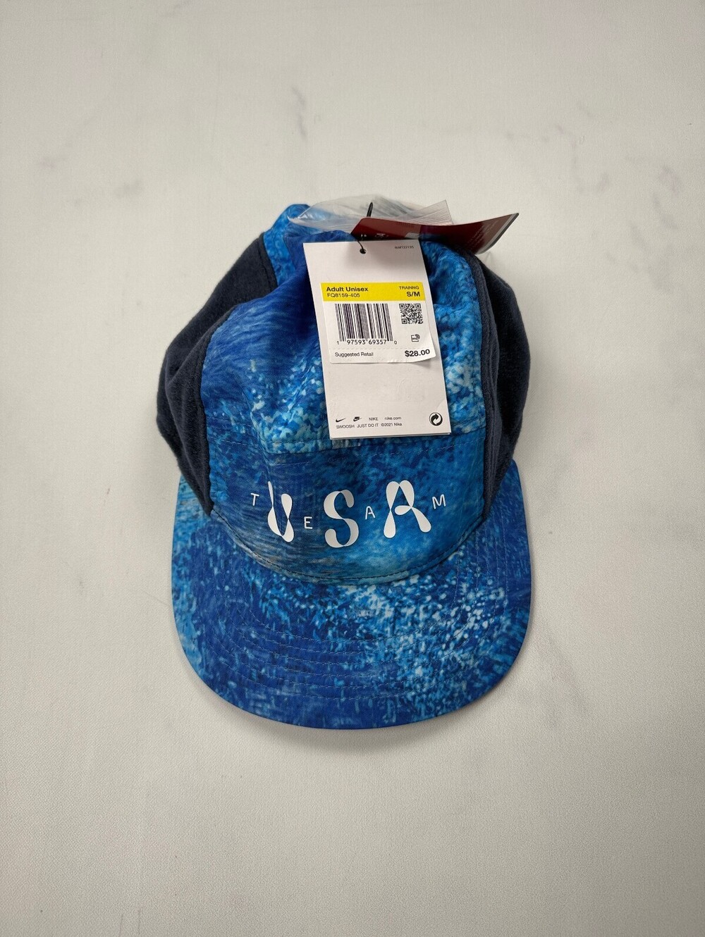 Nike Team Fly Cap Hat Blue Modern Streetwear - Unisex S/M